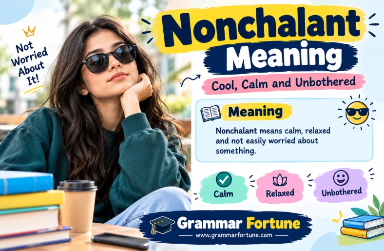 Nonchalant Meaning: Definition, Examples, Synonyms and Antonyms nonchalant meaning